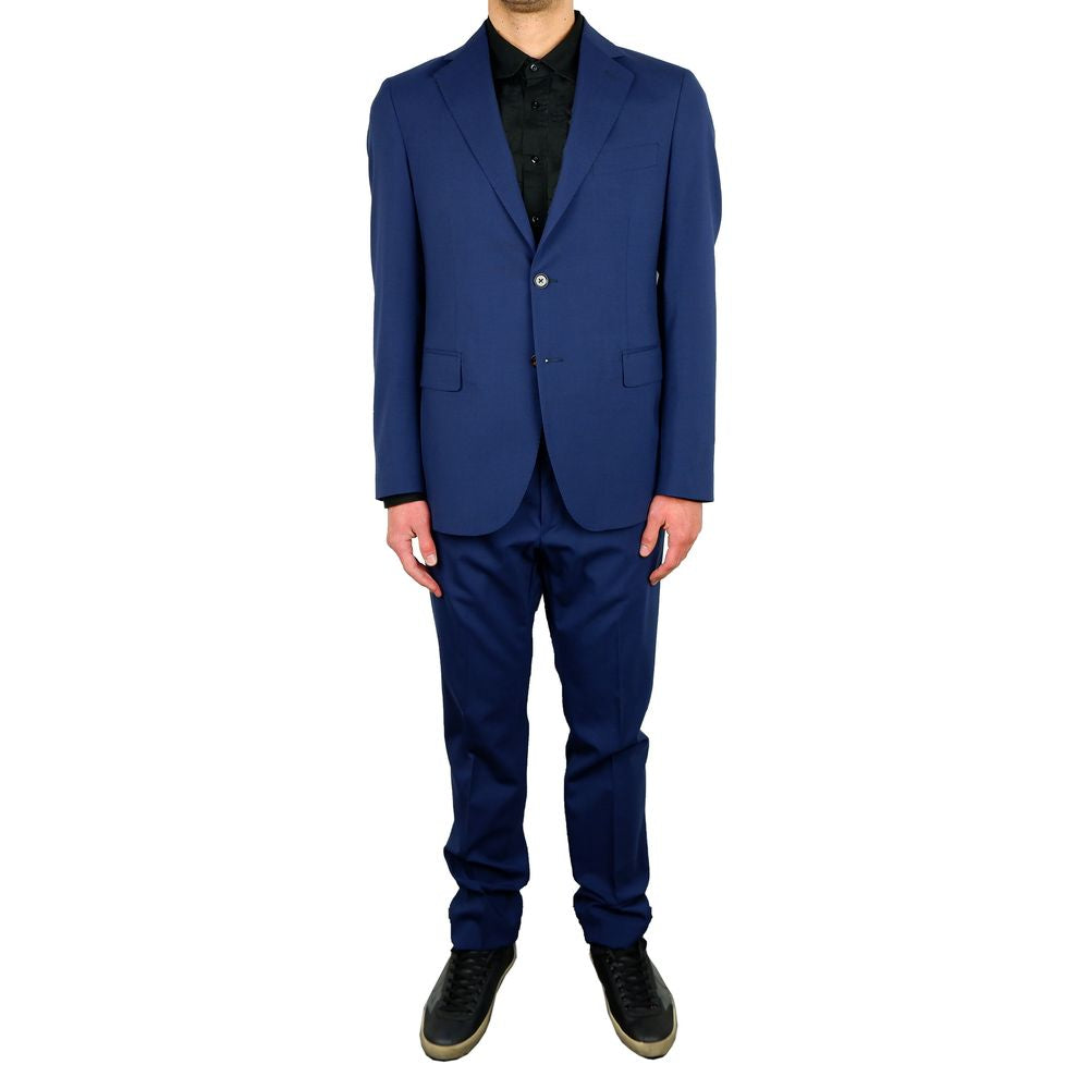 Aquascutum Elegant two-piece suit made from a wool blend in blue
